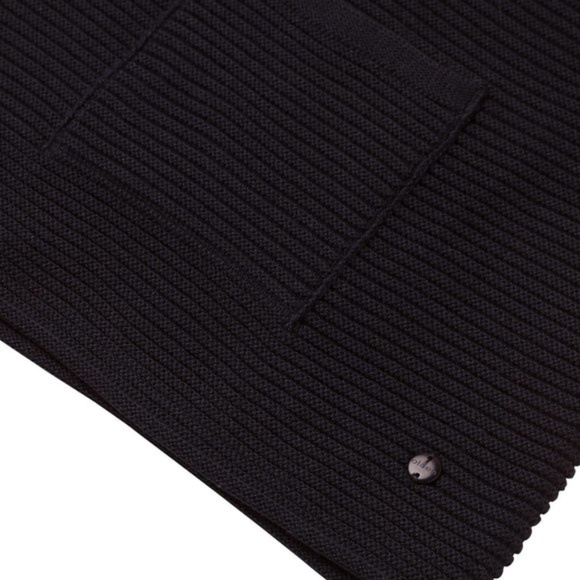 OLSEN Ribbed Cardigan with Front Pockets - Picture 2 of 5